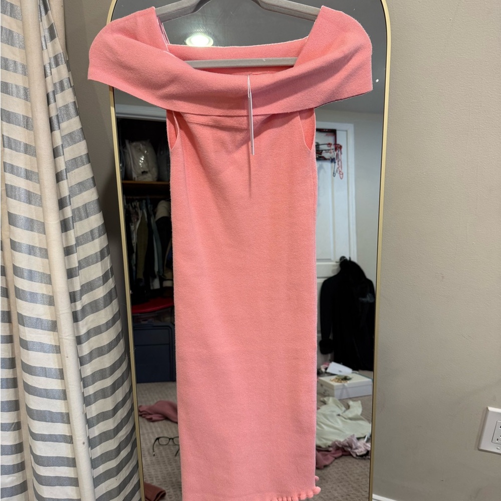 Lovers + Friends Strapless Pink Dress